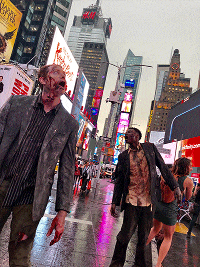 Зомбі заполонять Нью Йорк на Comic Con в рекламі нового сезону серіалу «Ходячі мерці» b42b839b42ec68258b5ead5e4dd0748e