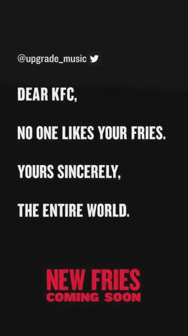 KFC використовувала негативний відгук користувача в Twitter в рекламі 01d2a6593ea709c02056138e3166c4ca